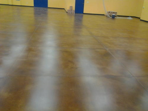 Stained Concrete After